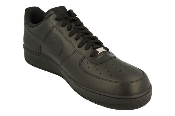 Nike Air Force 1 07 Hommes Trainers 315122 Sneakers Chaussures  Black 001 – Image 2