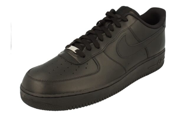 Nike Air Force 1 07 Hommes Trainers 315122 Sneakers Chaussures  Black 001