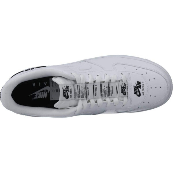 Nike Homme Air Force 1 '07 Lv8 3 Chaussure de Basket, Blanc/Blanc-Noir – Image 3