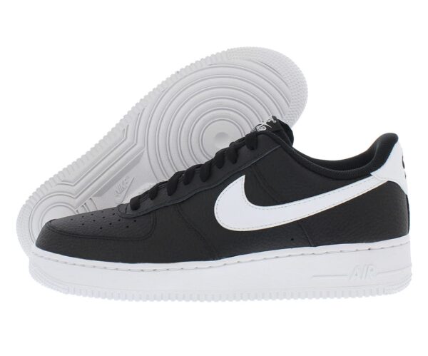 Nike Homme Air Force 1 '07 Chaussures, Black White