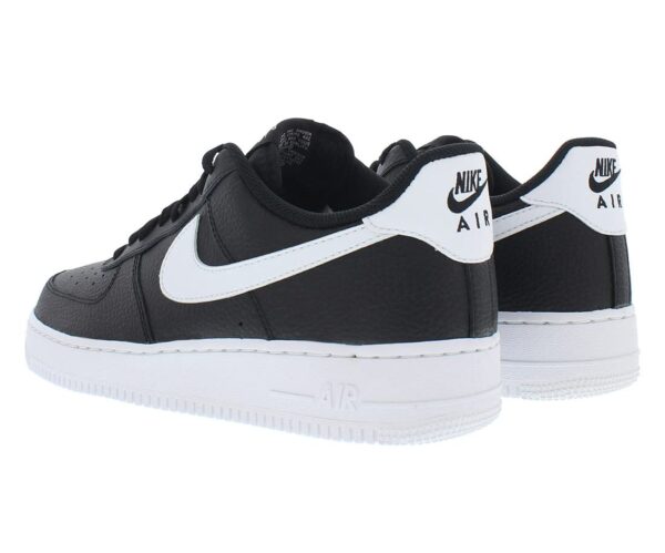 Nike Homme Air Force 1 '07 Chaussures, Black White – Image 4