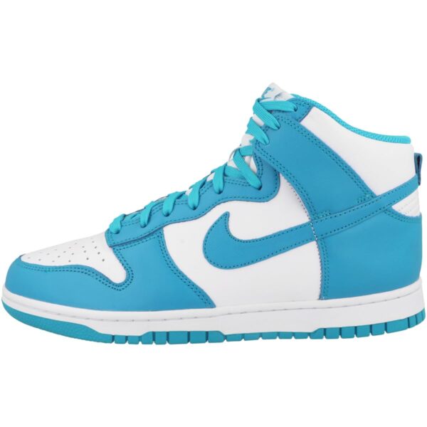 Nike Chaussures Homme Dunk High Retro Blanc Vast Grey DD1399-100, Bleu laser/bleu laser-blanc