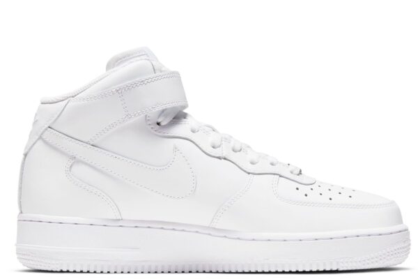 Nike Chaussures Air Force 1 Mid '07 en cuir pour femme, blanc – Image 6