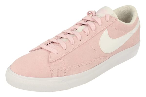 Nike Blazer Low Suede Hommes Trainers CZ4703 Sneakers Chaussures  (Pink Foam White 600)