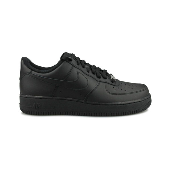 Nike Homme Air Force 1 '07 Chaussures, Triple Black – Image 5