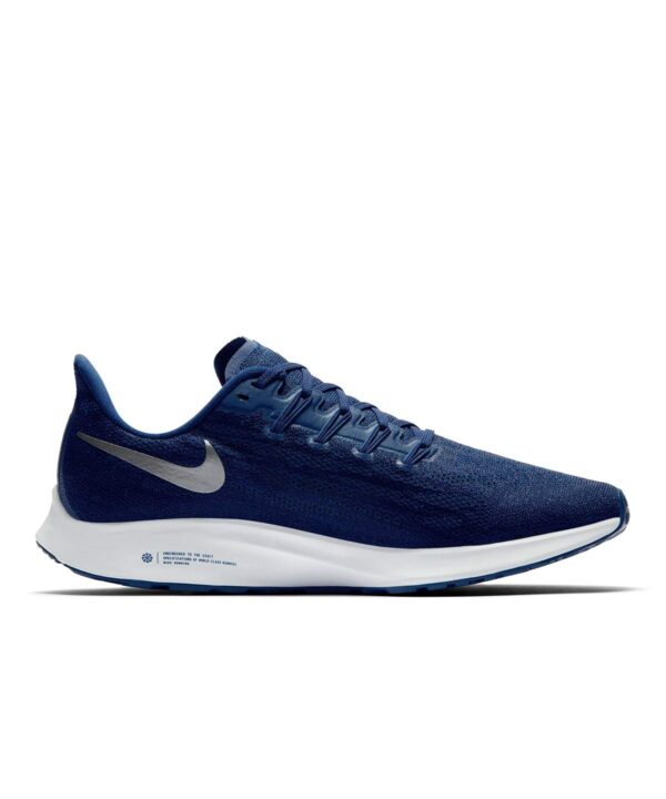 Nike Homme AIR Zoom Pegasus 36 Chaussures de Running, Bleu Blue Void MTLC Silver Coastal Blue Black Platinum Tint 401 – Image 6