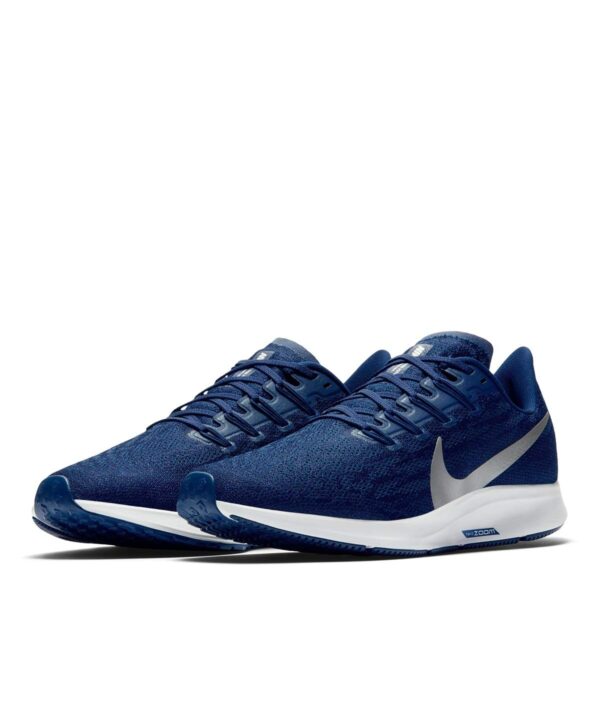 Nike Homme AIR Zoom Pegasus 36 Chaussures de Running, Bleu Blue Void MTLC Silver Coastal Blue Black Platinum Tint 401 – Image 5