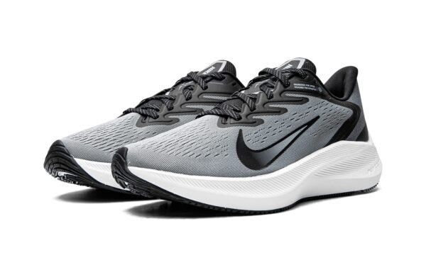 Nike Chaussures Zoom Winflo 7 pour homme, gris particules/noir-blanc – Image 5