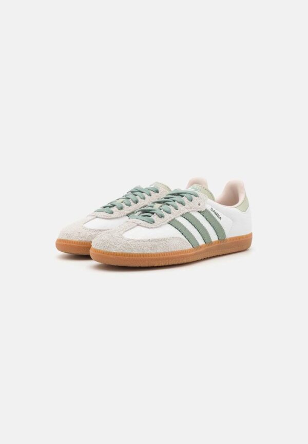 Adidas Chaussure Samba OG - Cloud White / Silver Green / Putty Mauve – Image 5