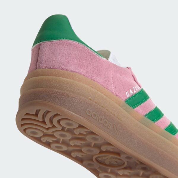 Adidas Originals - Gazelle Bold - Baskets - Rose Pastel/Vert – Image 2