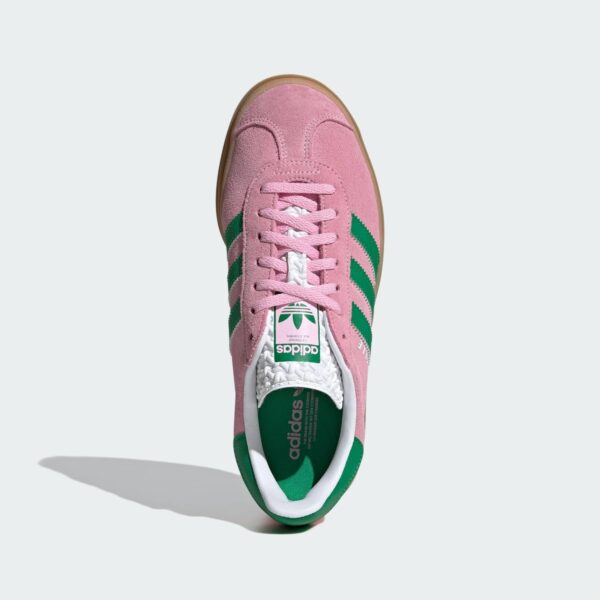 Adidas Originals - Gazelle Bold - Baskets - Rose Pastel/Vert – Image 4