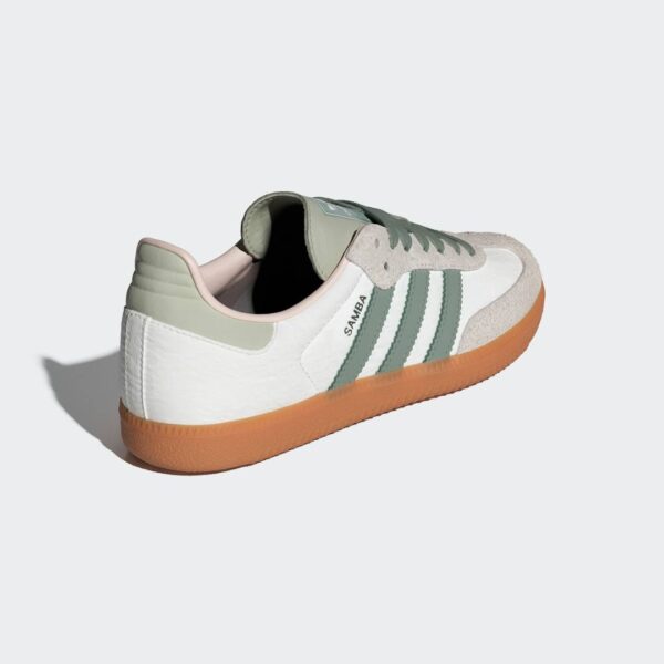 Adidas Chaussure Samba OG - Cloud White / Silver Green / Putty Mauve – Image 4