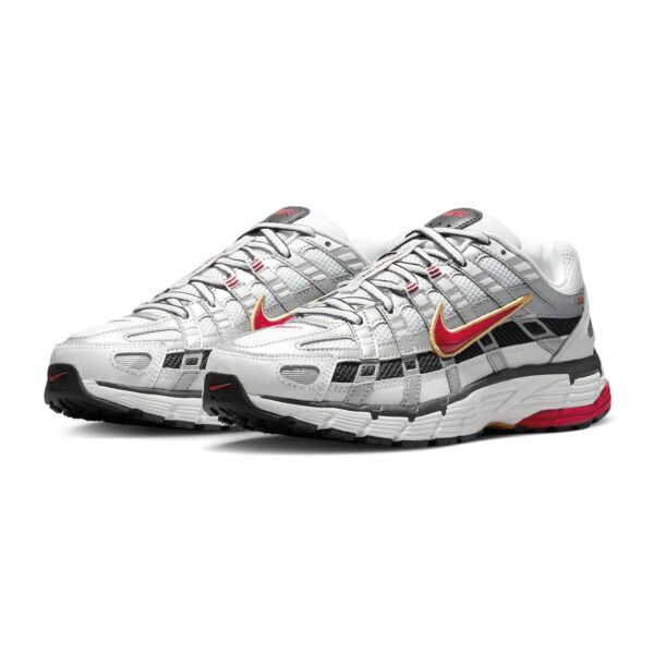 Nike P-6000 White/Metallic Gold-Varsity Red-Metallic Silver-Black – Image 4