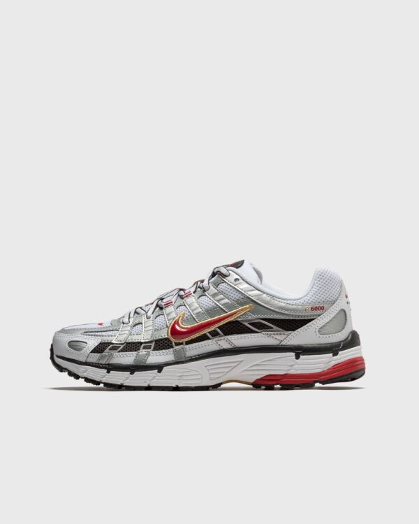 Nike P-6000 White/Metallic Gold-Varsity Red-Metallic Silver-Black