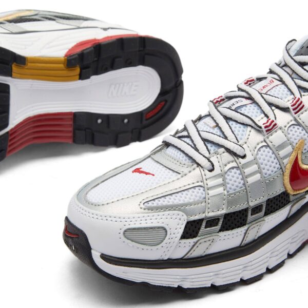 Nike P-6000 White/Metallic Gold-Varsity Red-Metallic Silver-Black – Image 5