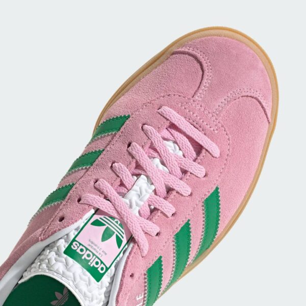 Adidas Originals - Gazelle Bold - Baskets - Rose Pastel/Vert – Image 7