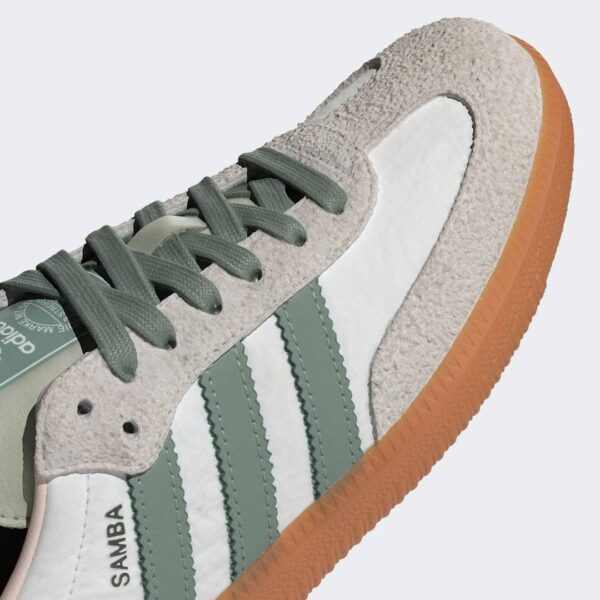 Adidas Chaussure Samba OG - Cloud White / Silver Green / Putty Mauve – Image 9