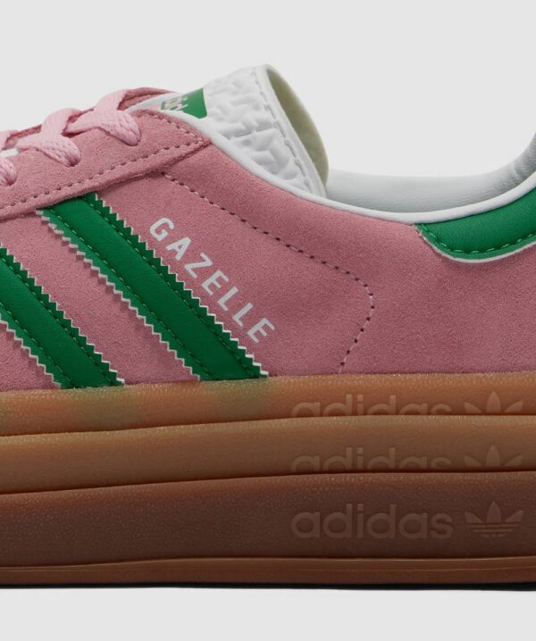 Adidas Originals - Gazelle Bold - Baskets - Rose Pastel/Vert – Image 8