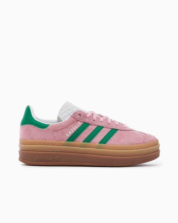 Adidas Originals - Gazelle Bold - Baskets - Rose Pastel/Vert